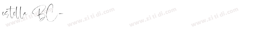 estella BC字体转换
